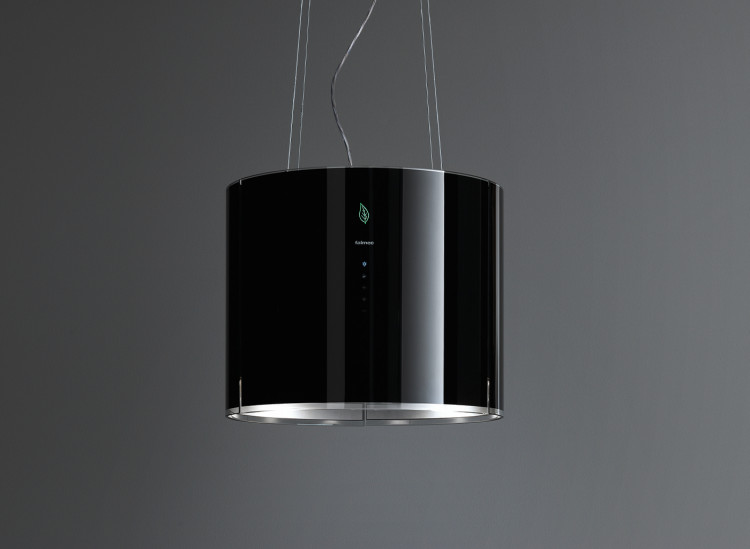 Falmec EOLO E.ION IS GLASS BLACK вытяжка