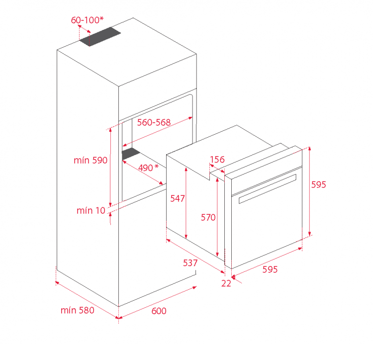 Kuppersberg FH 611 W электрический духовой шкаф