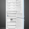 Smeg FAB38RPB5 отдельностоящий двухдверный холодильник пастельный голубой