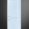 Smeg FAB38RPB5 отдельностоящий двухдверный холодильник пастельный голубой