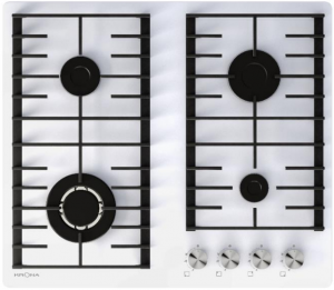 Krona steel HAGEL 60 WH W газовая варочная поверхность