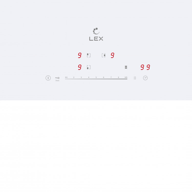 Lex EVI 631A WH индукционная варочная панель