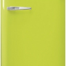Smeg FAB30RLI5 отдельностоящий двухдверный холодильник стиль 50-х годов 60 см цвет лайма
