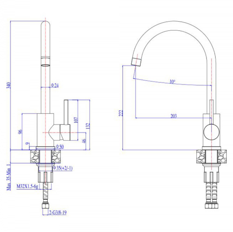 Alveus KATI G11 ARCTIC смеситель