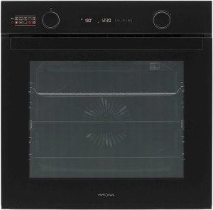 Krona steel NERO max 60 BL/BL электрический духовой шкаф
