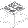 Kuppersberg FG 65 B газовая варочная панель