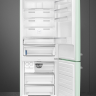 Smeg FAB38RPG5 отдельностоящий двухдверный холодильник пастельный зеленый