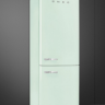 Smeg FAB38RPG5 отдельностоящий двухдверный холодильник пастельный зеленый
