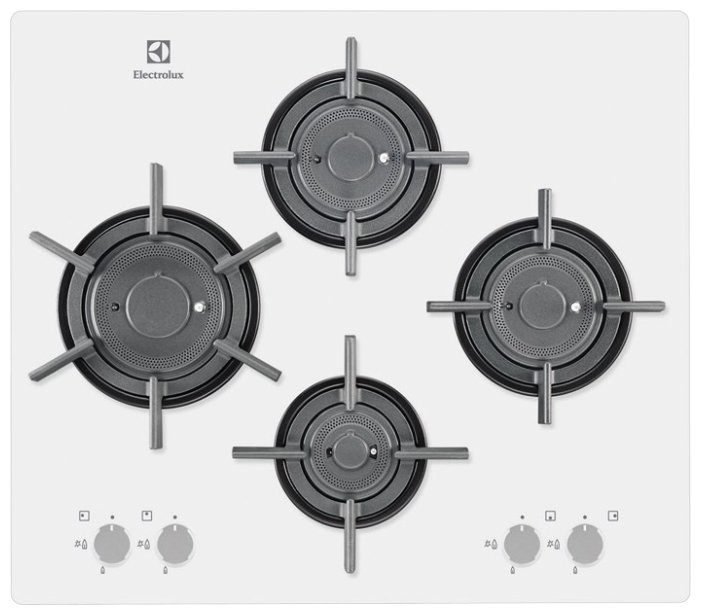 Electrolux EGT96647LW варочная поверхность газ на стекле 60 см