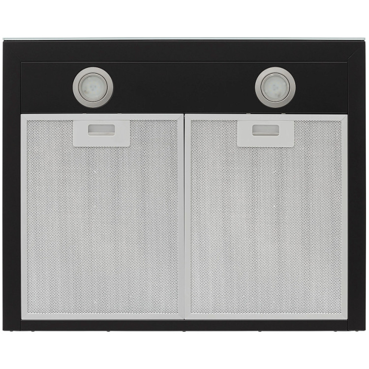 Krona steel ONYX 600 GLASS BLACK S вытяжка