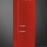 Smeg FAB38RRD5 отдельностоящий двухдверный холодильник красный