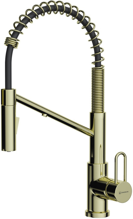 Omoikiri Mikawa 2 Plus-SB-LG латунь/светлое золото смеситель