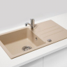 Alveus GALAPAGOS 30 GRANITAL BEIGE-G55 770x430x150 1X кухонная мойка