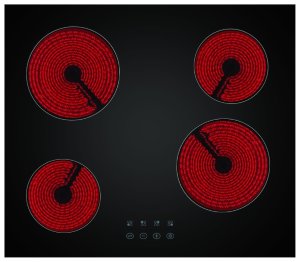 Simfer H60D14B001 (H 6040 DECB) электрическая варочная поверхность