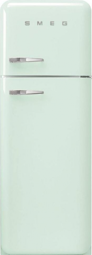 Smeg FAB30RPG5 отдельностоящий двухдверный холодильник стиль 50-х годов 60 см пастельный зеленый