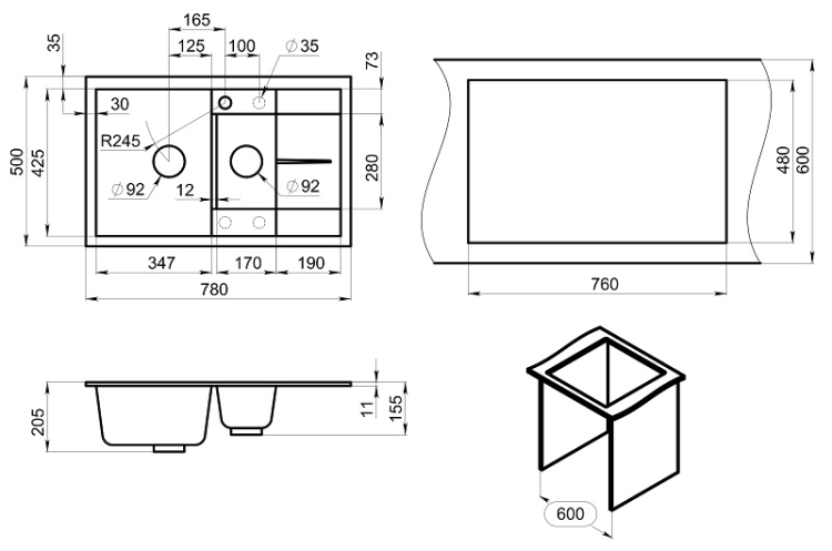 Granula GR- 7802 турмалин мойка