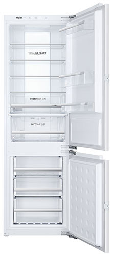 Haier BCFT529TWRU встраиваемый двухкамерный холодильник