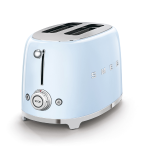 Smeg TSF01PBEU тостер на 2 ломтика голубой