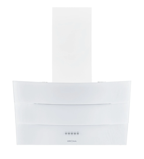 Krona steel INGA 600 white push button вытяжка