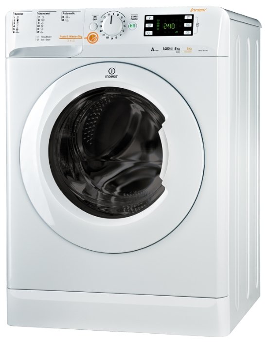 Indesit XWDE 861480X W EU стирально-сушильная машина