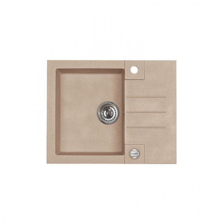 Alveus ROCK 30 GRANITAL BEIGE-G55 595x475x160 1x кухонная мойка