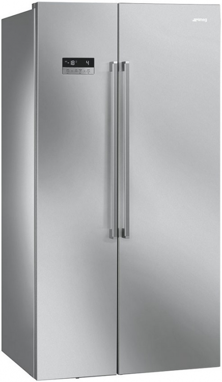 Smeg SBS63XDF отдельностоящий холодильник SIde-by-side