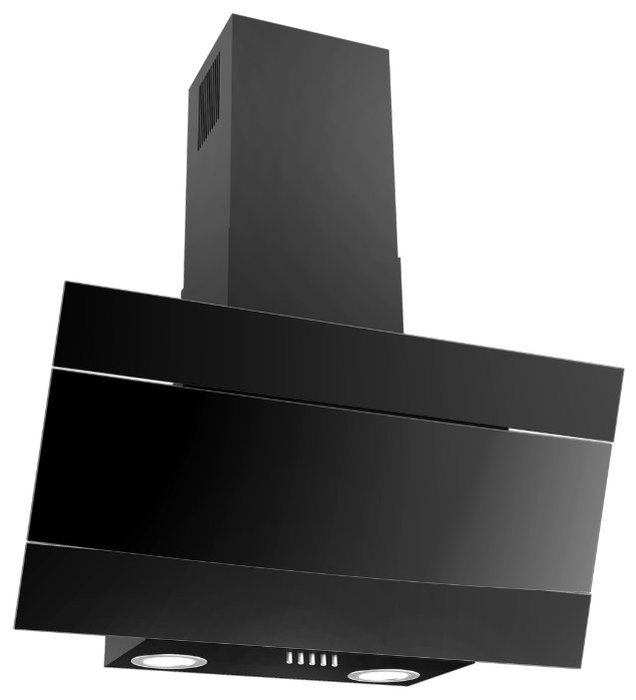 Konigin Eternity Black 60 4B-ET60-0101 вытяжка наклонная со стеклом