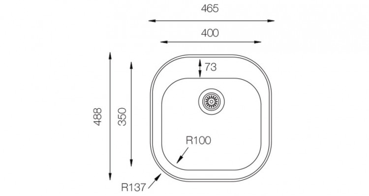 TopZero GAP465.488.GT8K мойка врезная нержавеющая сталь