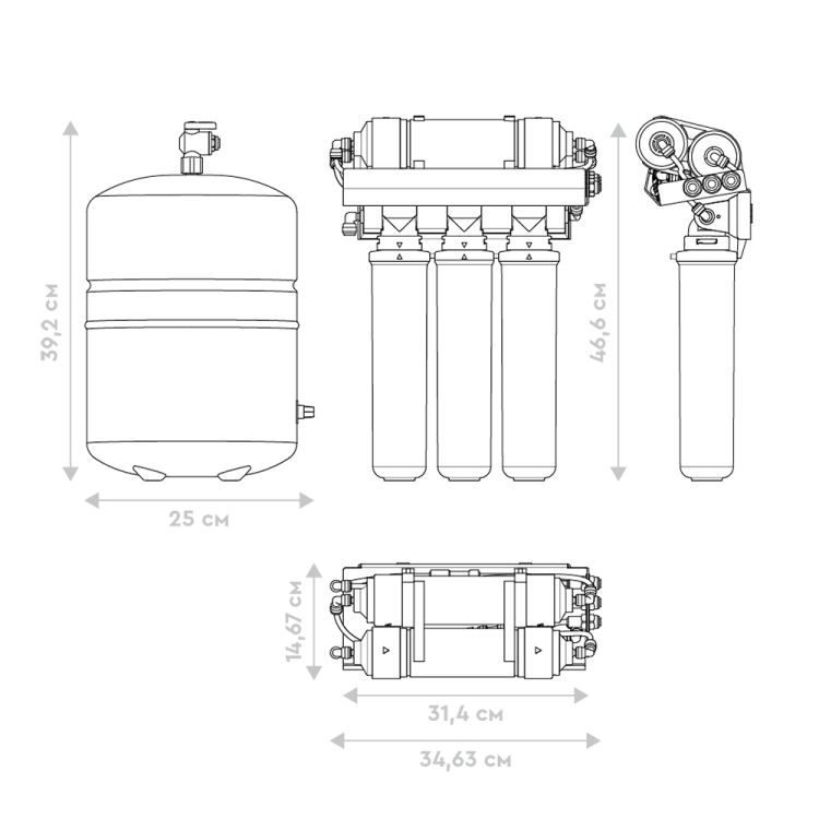 Барьер WaterFort Осмо осмотическая система