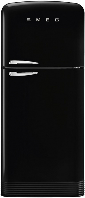 Smeg FAB50RBL5 отдельностоящий двухдверный холодильник черный