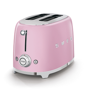 Smeg TSF01PKEU тостер на 2 ломтика розовый