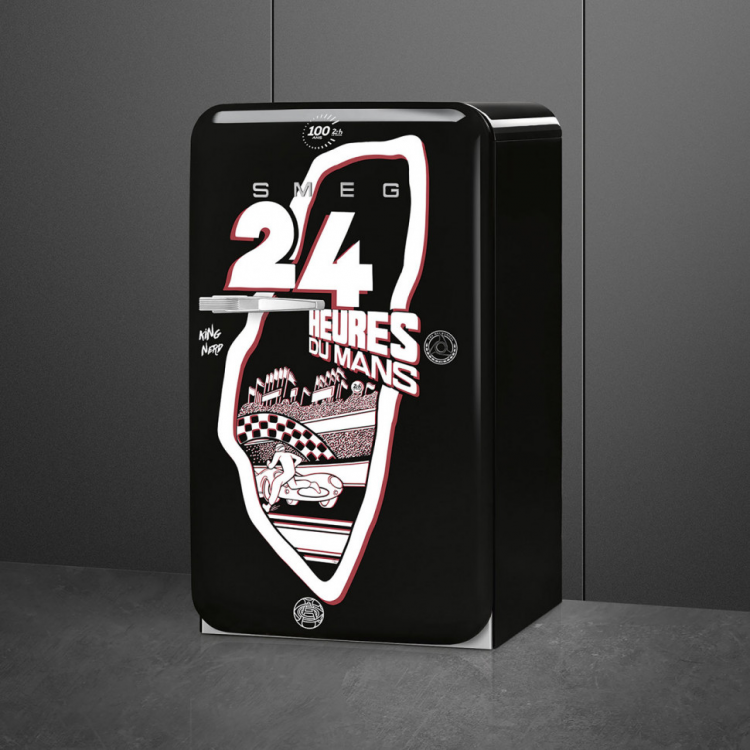 Smeg FAB10RDLM6 отдельностоящий однодверный холодильник Smeg & Le Mans