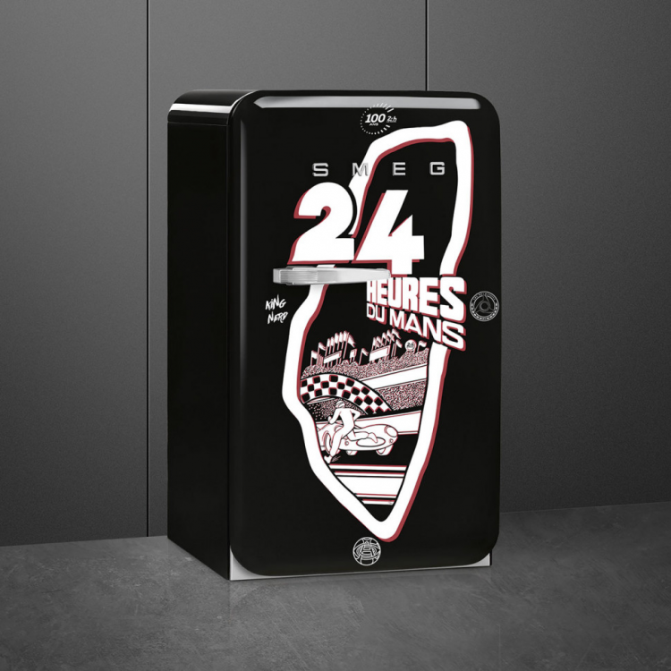 Smeg FAB10RDLM6 отдельностоящий однодверный холодильник Smeg & Le Mans