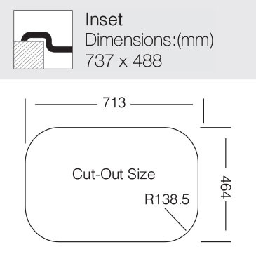 TopZero GAP737.488.GW6K мойка врезная