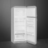 Smeg FAB30RSV5 отдельностоящий двухдверный холодильник стиль 50-х годов 60 см серебристый