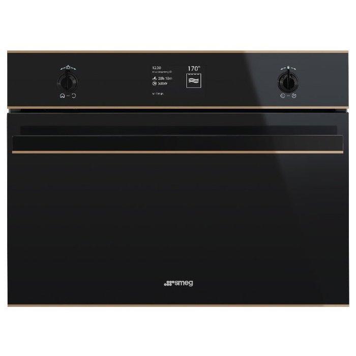 Smeg SF4603MCNR духовой шкаф компактный с микроволновой печью