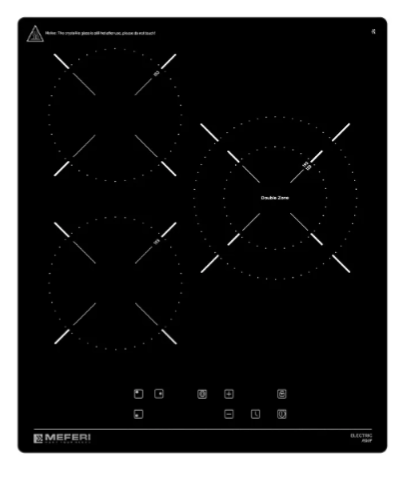 Meferi MEH453BK POWER электрическая варочная панель
