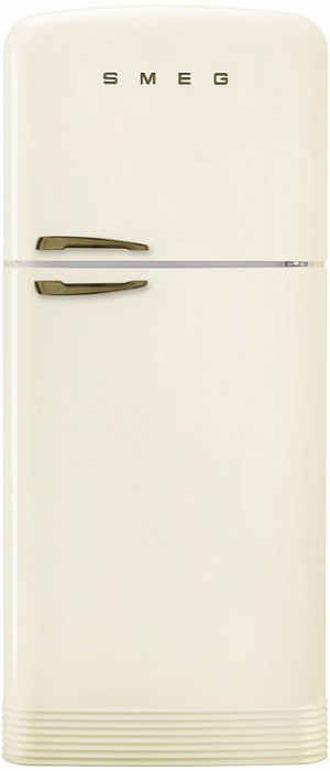 Smeg FAB50RCRB5 отдельностоящий двухдверный холодильниккремовый
