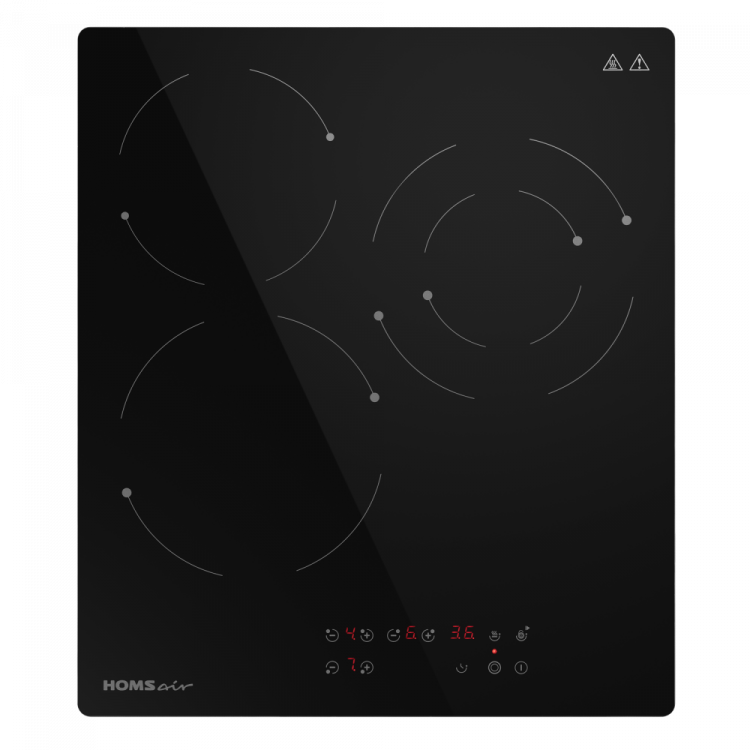 HOMSair HVC43DBK электрическая варочная панель