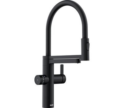 Blanco EVOL-S Pro Filter черный матовый смеситель с подключением фильтра