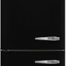 Smeg FAB32LBL5 отдельностоящий двухдверный холодильник стиль 50-х годов 60 см черный No-frost