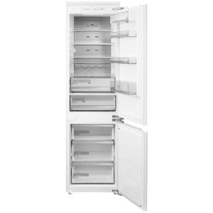 Midea MDRE416FGE01M встраиваемый холодильник с морозильником