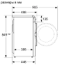 Bosch WHA122X1OE отдельностоящая стиральная машина