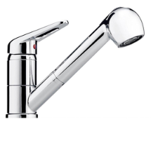 Franke NOVARA PLUS хром с выдвижным шлангом смеситель
