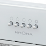 Krona steel KATE 600 GLASS WHITE PB K вытяжка