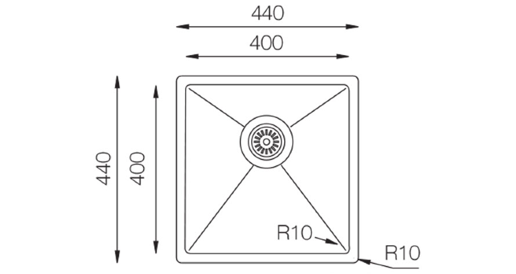 TopZero ColorX TNL 400 MATT TITAN мойка матовый титан