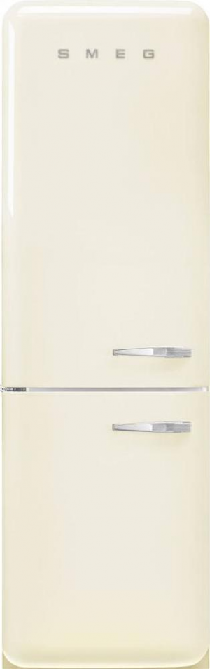 Smeg FAB32LCR5 отдельностоящий двухдверный холодильник стиль 50-х годов 60 см кремовый No-frost