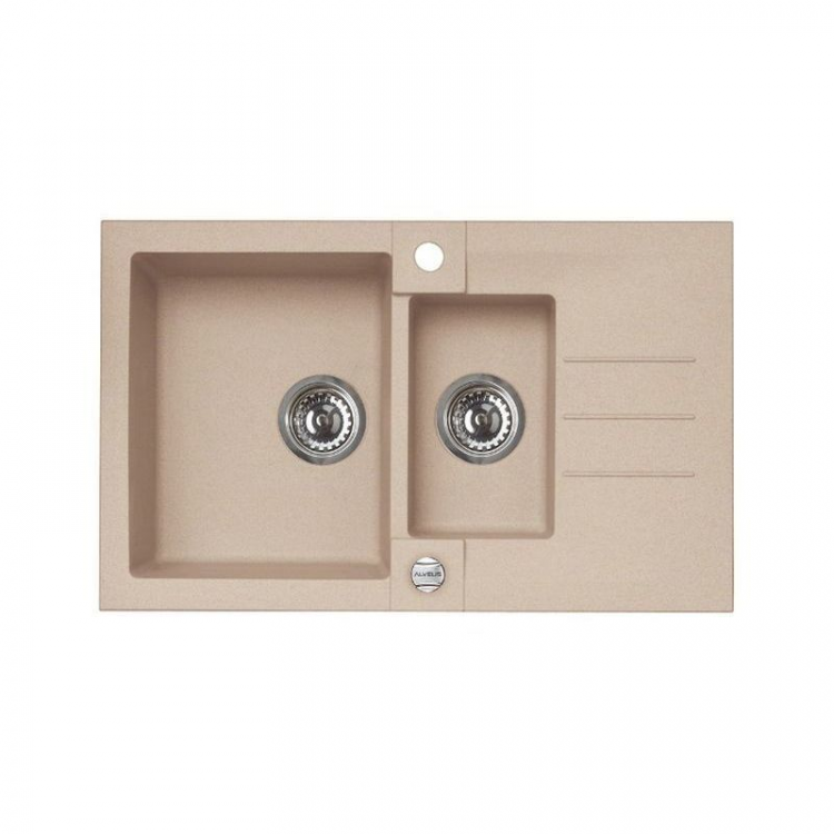 Alveus ROCK 70 GRANITAL BEIGE-G55 780x480x180 1+1/2 кухонная мойка