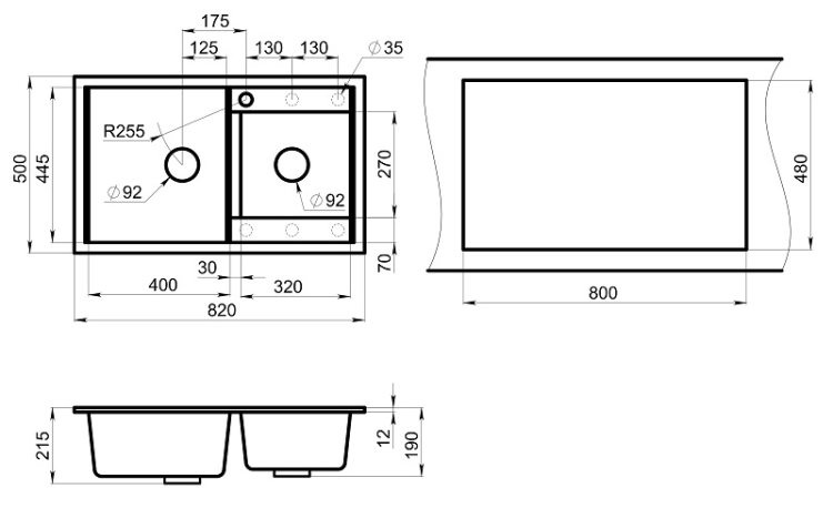 Granula GR- 8201 турмалин мойка