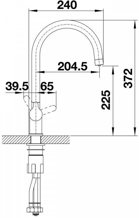 Blanco TRIMA белый смеситель